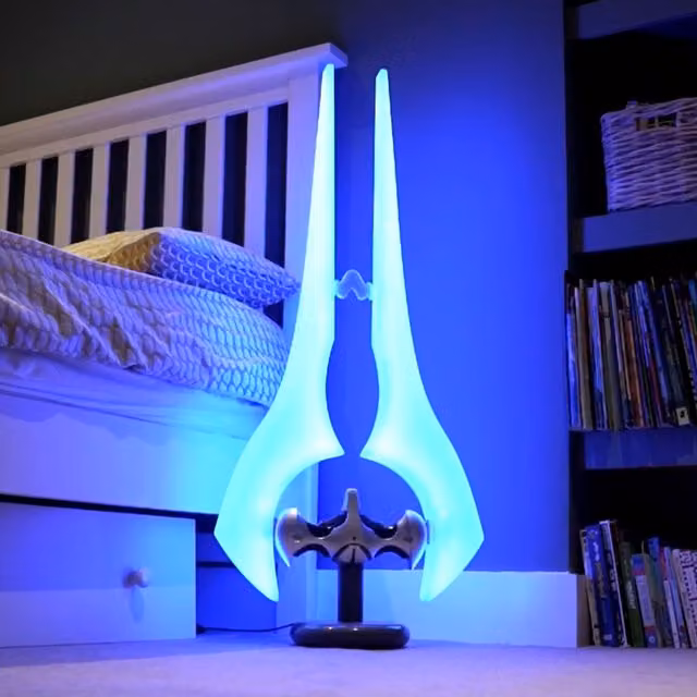 Menkind Halo Energy Sword LED Mood Light with Remote Control in Black