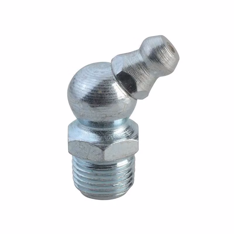 Lumatic Angled Hydraulic Nipples in Silver Stainless Steel and Zinc – 2