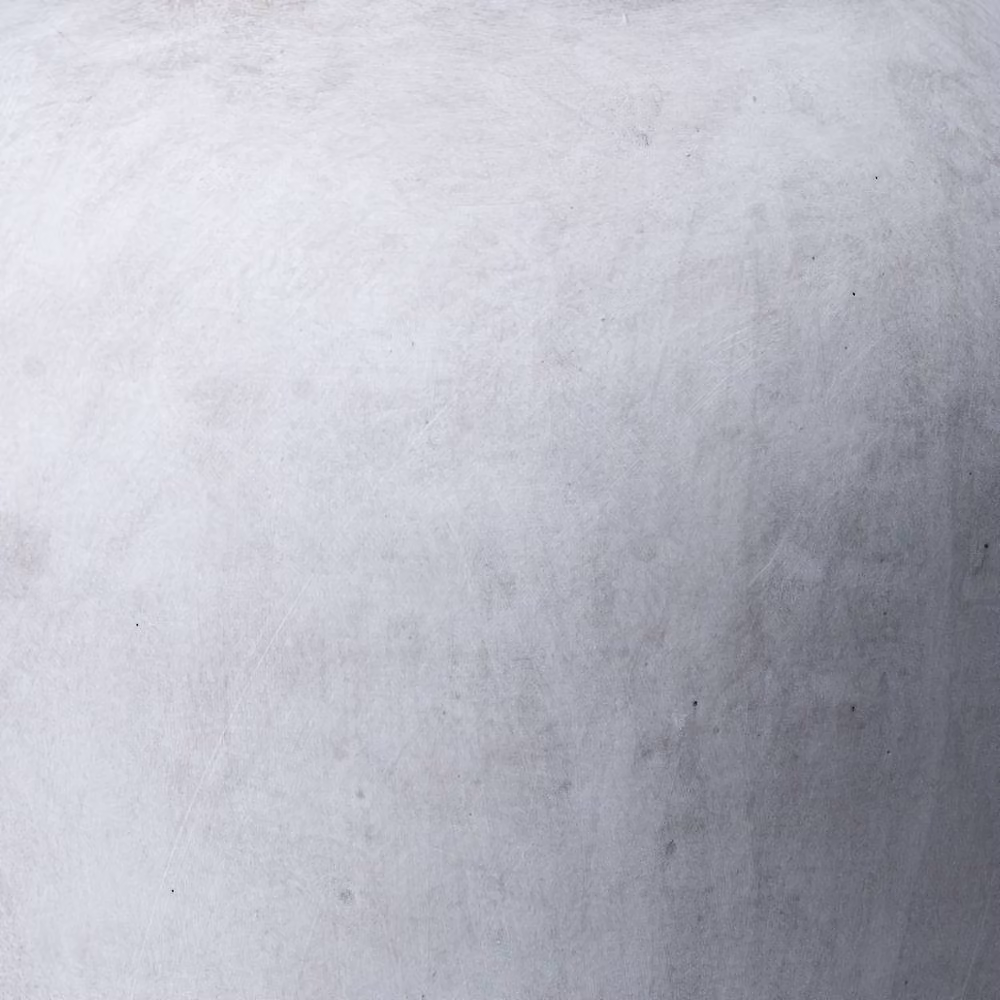 Wyld Haus Terra White Stoneware Textured Bottle Vase, H 35.0 cm x W 13.0 cm x D 13.0 cm – 3