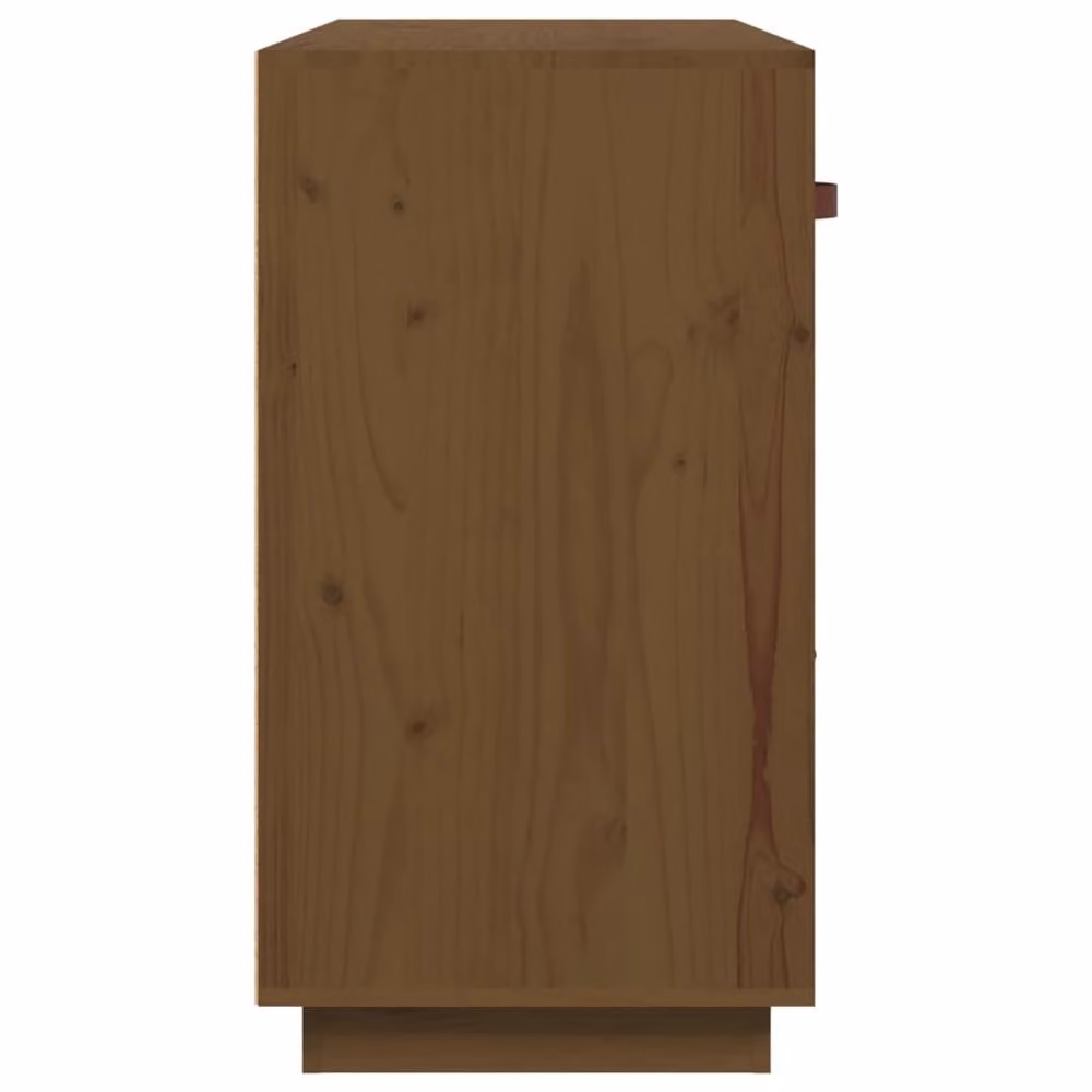 Berkfield Home Sideboard in Honey Brown Solid Pine, W/D/H: 100 x 40 x 75 cm – 3
