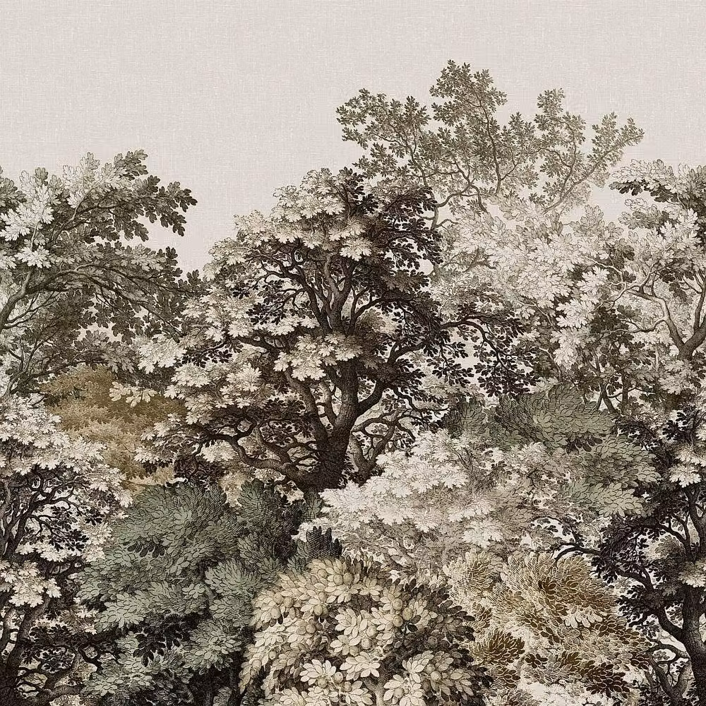 Superfresco Easy Forest Canopy Nature Mural in Beige and Green, W: 300 cm, H: 280 cm – 2
