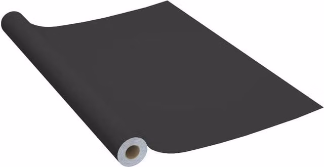 Berkfield Home Self-adhesive PVC Furniture Film, Black, 2 Pack, W: 90 cm x L: 500 cm – 1