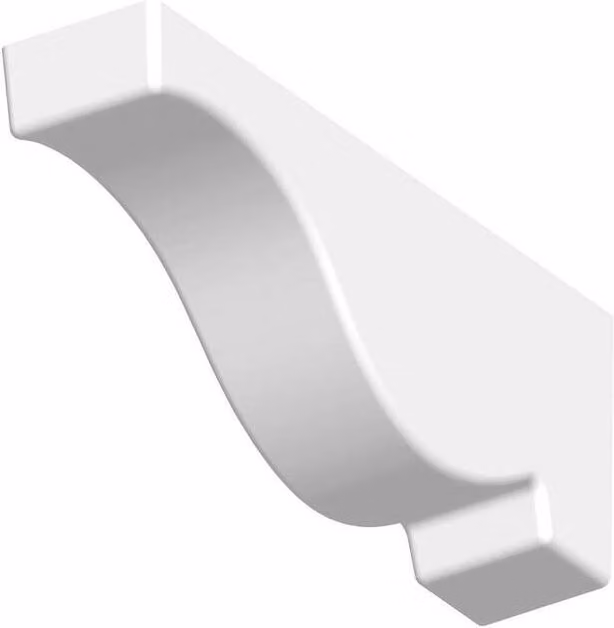Orac Decor White Dentil Block Exterior Moulding W/D/H: 7.7 x 35.0 x 77.0 cm