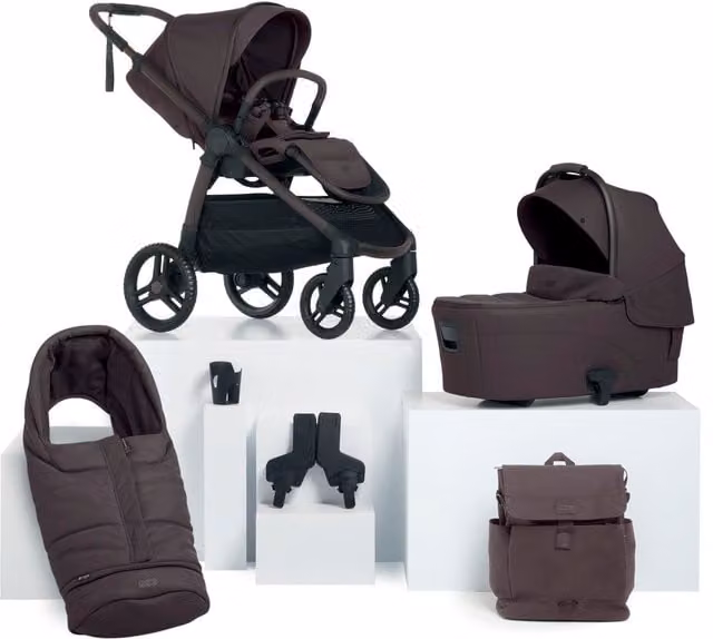 Mamas & Papas Ocarro 2 Essential Pushchair Bundle in Americano Brown (6 Pieces)