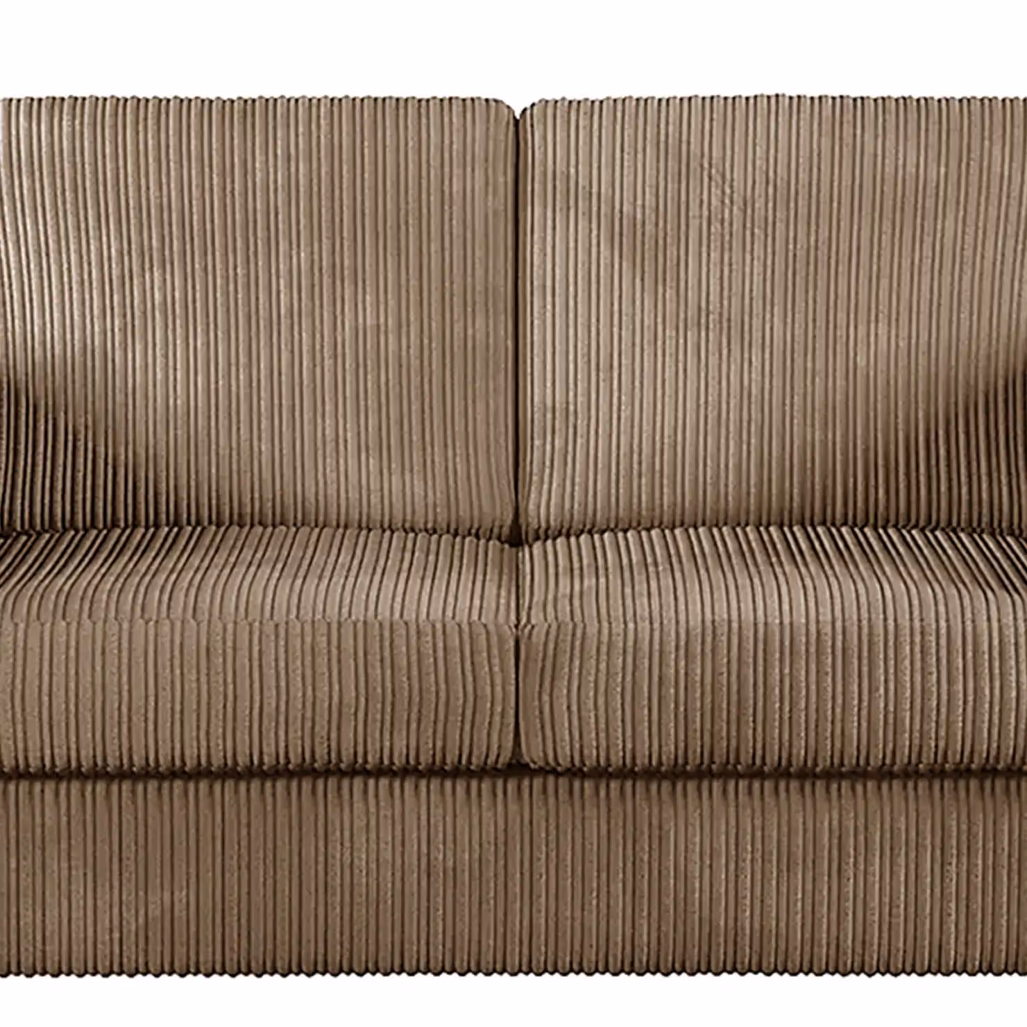 Furnishings For Less UK Luxor 3 Piece Sofa Suite in Camel Jumbo Cord Fabric – 4