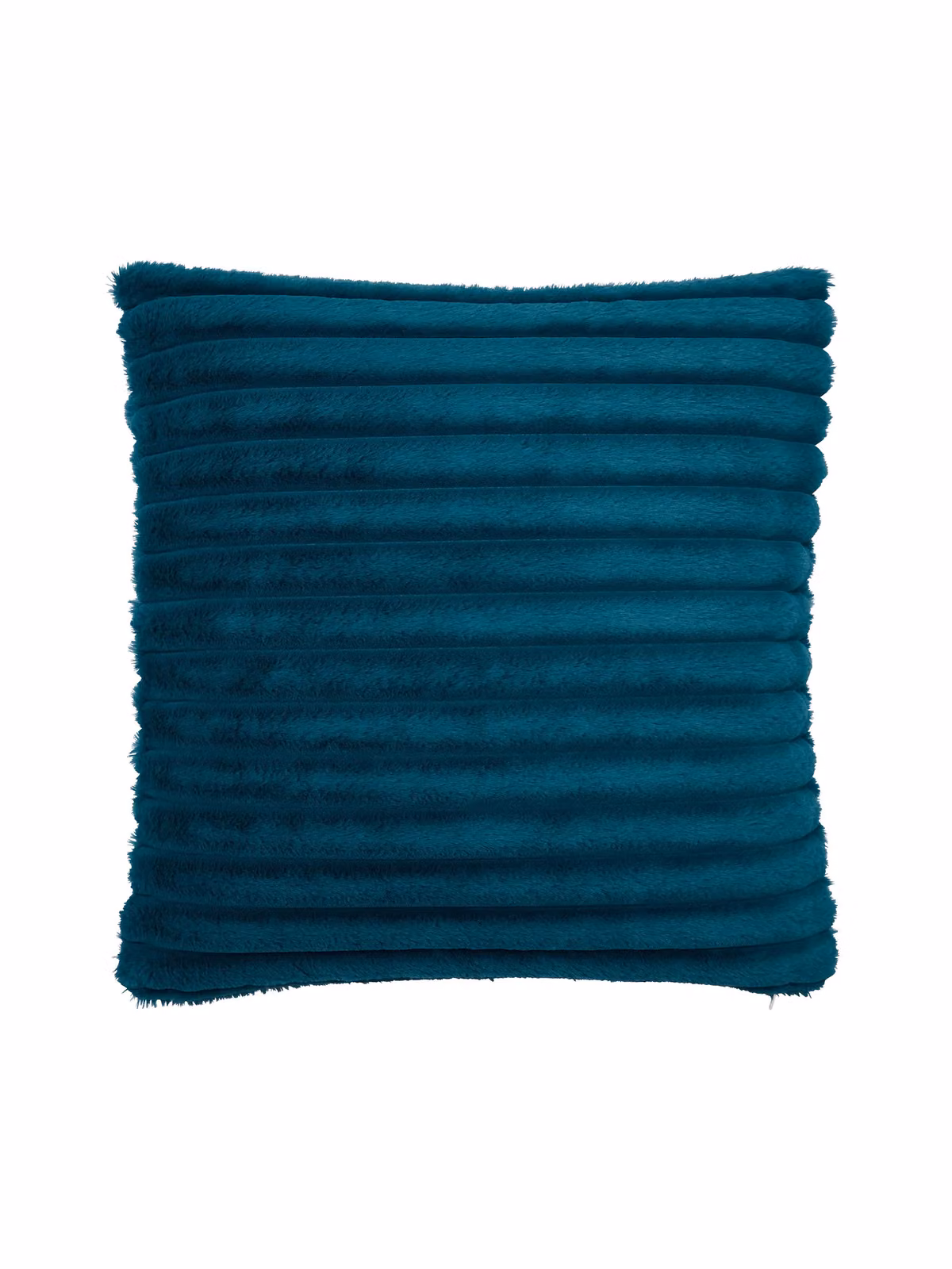 Catherine Lansfield Velvet Square Cushion in Petrol Blue, W/D/H: 45 x 45 x 45 cm – 3