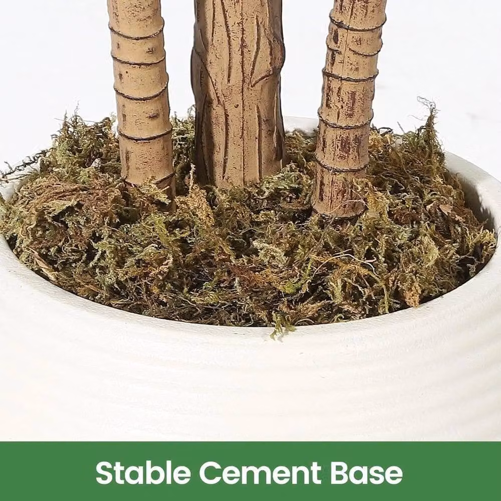 VOGREX 4 ft Artificial Dracaena Tree in Green – 4