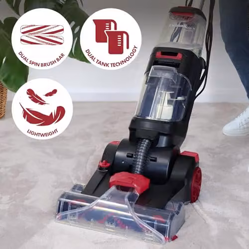 Ewbank HYDROC2 Deep Clean Carpet and Upholstery Washer Cleaner Machine in Black and Red with 1.7 Litre Water Tank – 2
