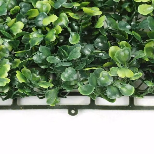 SPETLEK 6-Piece Artificial Greenery Wall Panel Hedge Fence Decor in Green, W/H: 60 x 40 cm