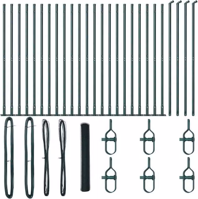 Berkfield Home Green Steel Hexagon Fence, 1.2 x 50 m – 1