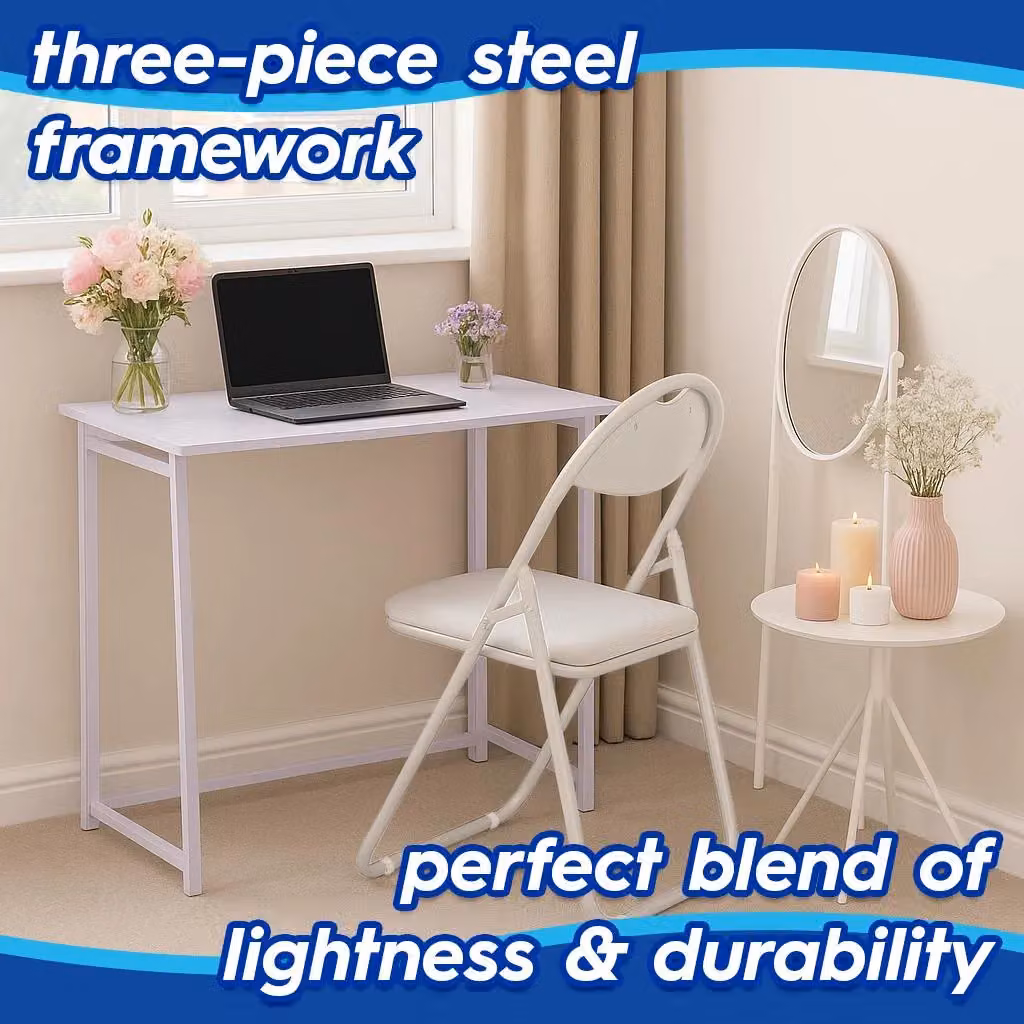 Harbour Housewares Purple Wooden Folding Computer Desk – 2