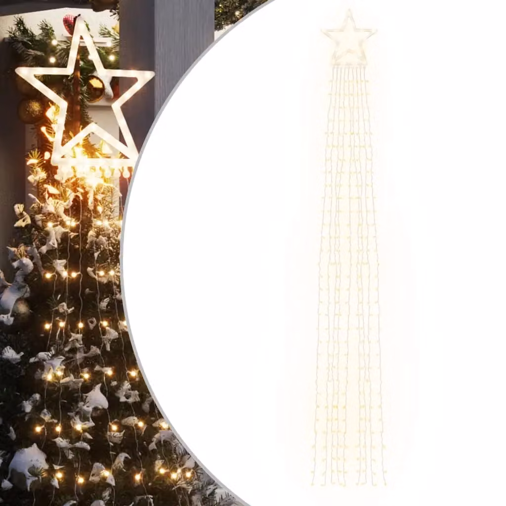 Berkfield Home Warm White LED Christmas Tree Lights with 320 LEDs, 375 cm – 2