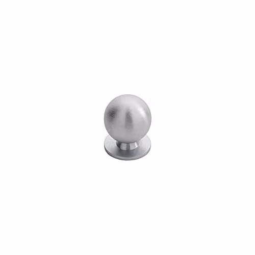 Loops 4 Pack Brushed Chrome Solid Ball Cupboard Door Knobs – 2
