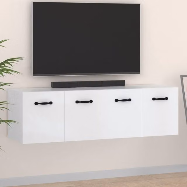 Berkfield Home Wall Cabinets, 2 Piece, White, W: 80 cm, D: 35 cm, H: 36.5 cm – 1