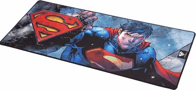 Subsonic Superman XXL Mousepad in Red and Multicolour