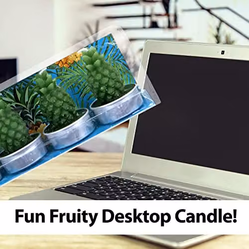 VFM Scented Tropical Pineapple Tealight Candle Multipack, 4 Pack, Green – 5