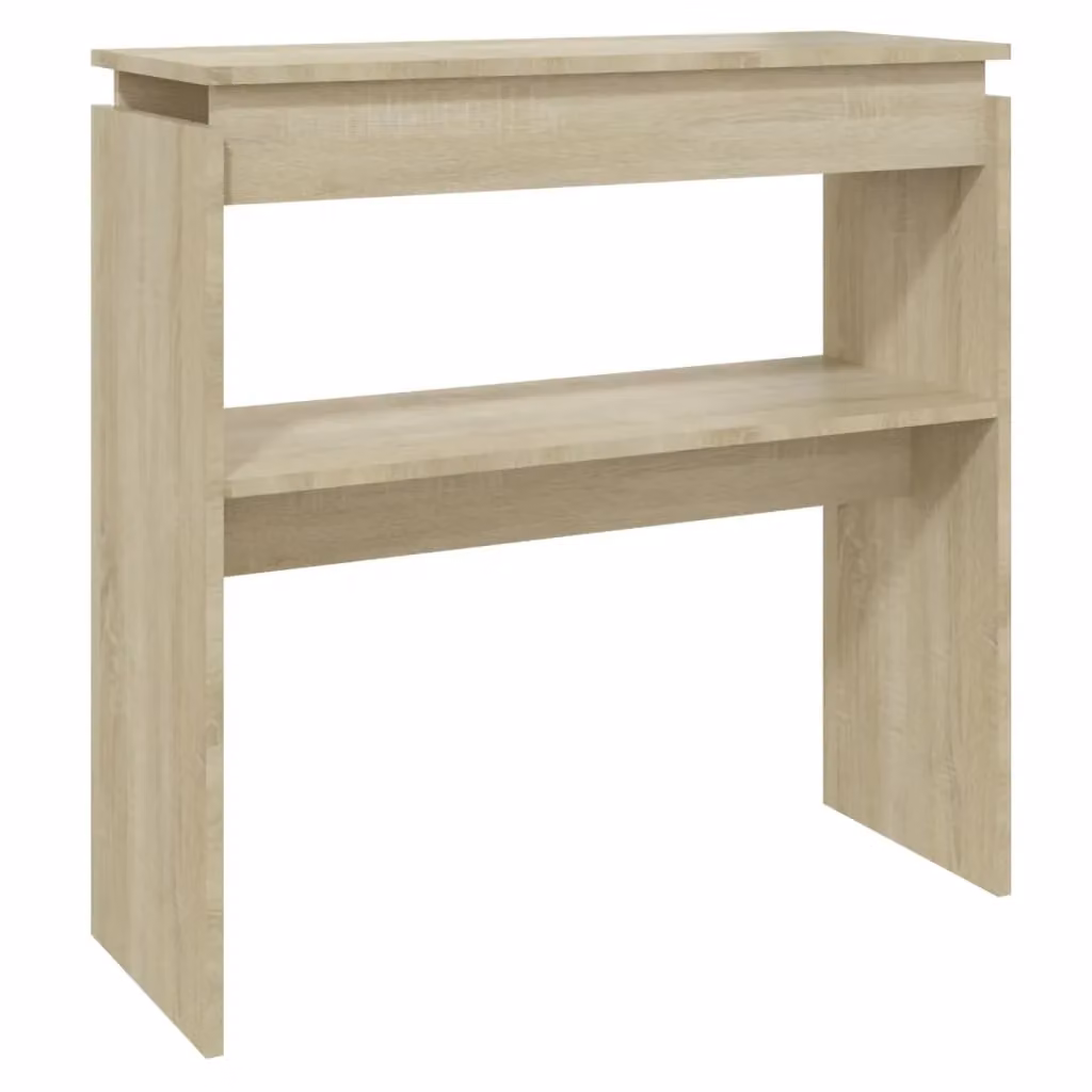 Berkfield Home Sonoma Oak Console Table in Brown, W/D/H: 80 x 30 x 80 cm – 2