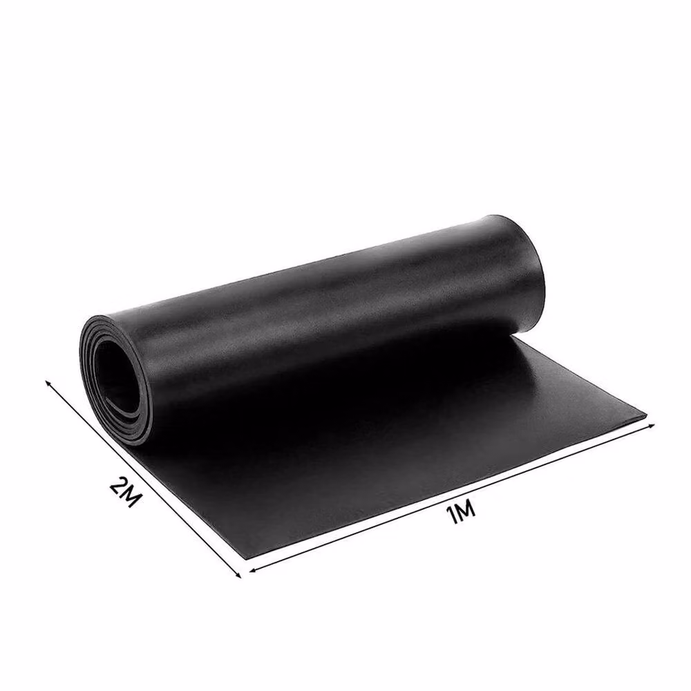 SPETLEK Black Rubber Sheet Roll for Workbench and Roof Protection, W: 100 cm, D: 40 cm – 2
