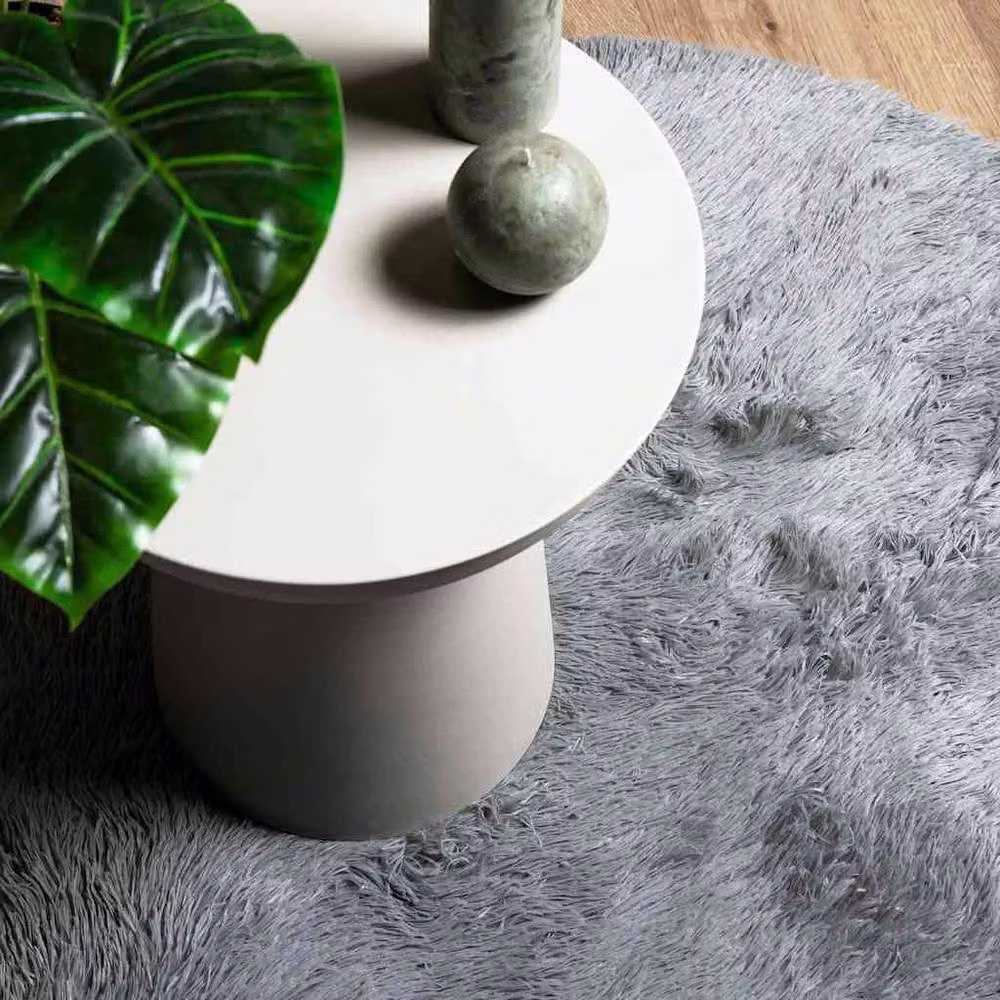Berkfield Home NAVARRA Shaggy High Pile Rug, Grey, W: 300 cm, D: 200 cm – 4