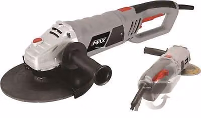 Hilka 230 mm Angle Grinder in Black and Grey – 1