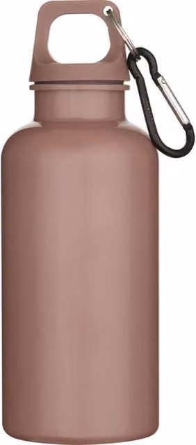 Floso Oregon Solid Plastic Carabiner Clip Water Bottle, 400 ml, Pink – 1