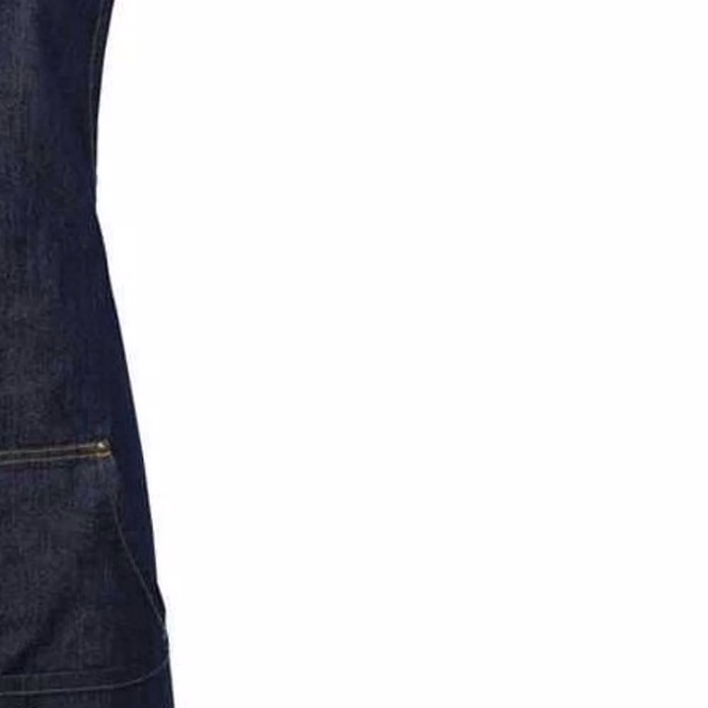 Premier Denim Jean Style Stitching Bib Apron in Blue – 2