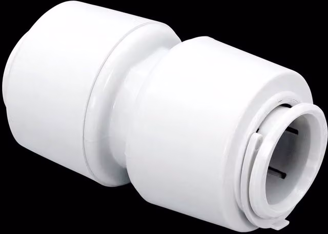 FloPlast FloFit+ 10mm Coupling FC10 Grey Pipe Connector