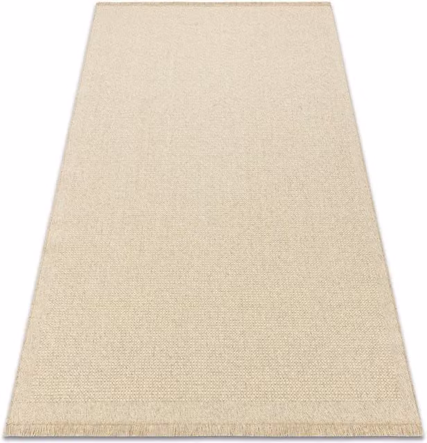 RugsX Villa Beige Wool Flat Weave Rug, W: 160 cm, D: 230 cm