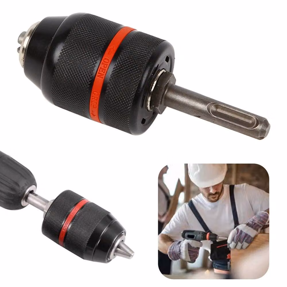 SPETLEK SDS Adapter Keyless Chuck 2-13mm in Black, W: 10000 mm, H: 520 mm – 4