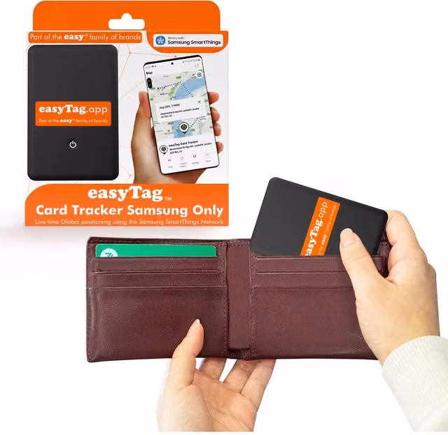 Samsung SmartTag Card Tracker for Wallets, Black