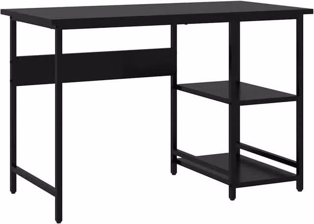 Berkfield Home Computer Desk in Black, W/D/H: 105 x 55 x 72 cm