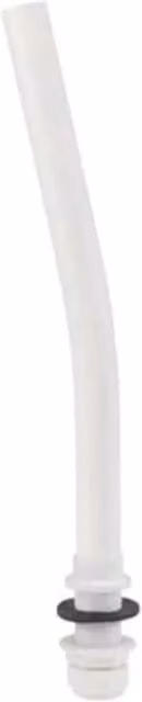Thomas Dudley Angle Overflow Standpipe for Cistern, White