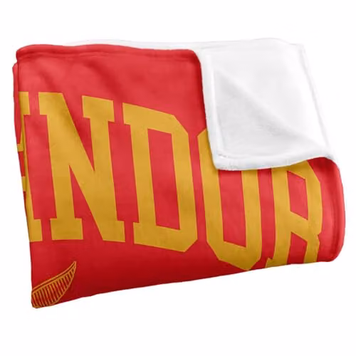 Warner Bros. Harry Potter Gryffindor Quidditch Arch Super Soft Fleece Throw Blanket, Red/Multicolour, W/H: 127 x 152.4 cm – 2