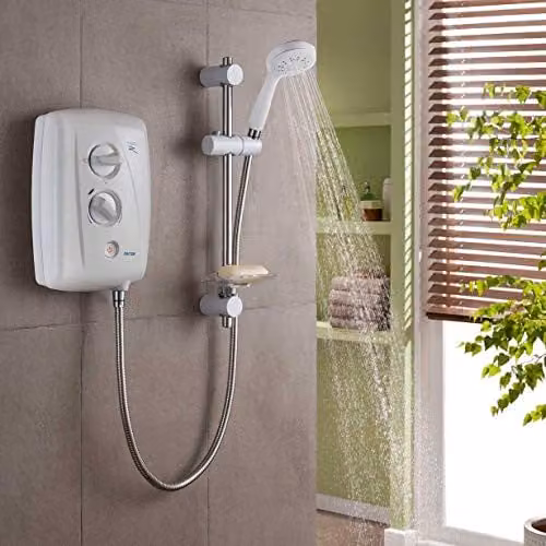 Triton T80Z Fast-Fit 7.5kW Electric Shower in White and Chrome – 2