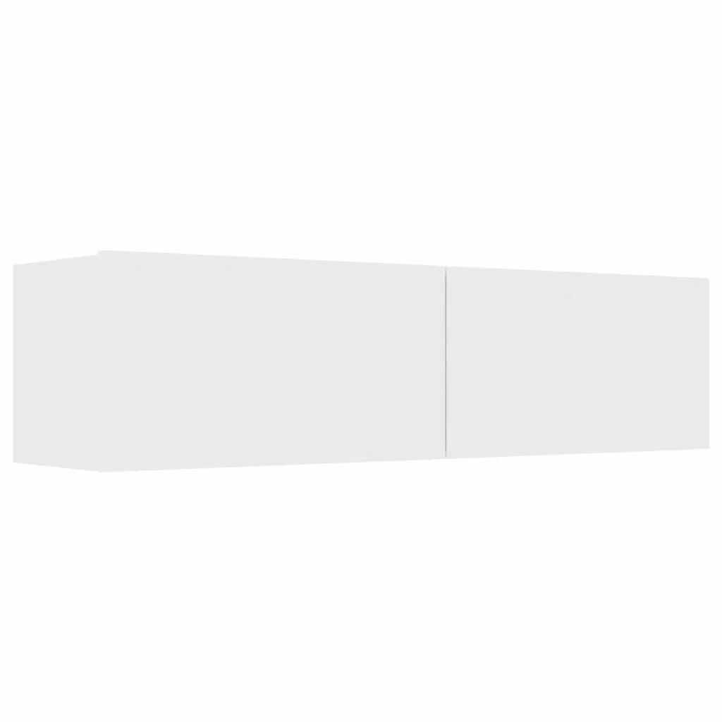 Berkfield Home Glossy White TV Cabinet in Engineered Wood W/D/H: 120 x 30 x 30 cm – 2