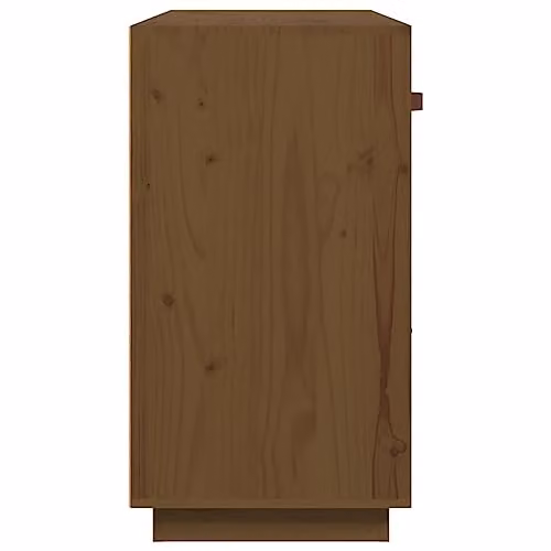vidaXL Rustic Solid Wood Pine Sideboard in Honey Brown, W/D/H: 100 x 40 x 75 cm – 5