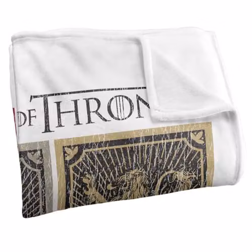 Warner Bros. Game of Thrones House Squares Silky Touch Super Soft Fleece Throw Blanket, Multicolour, W: 91.44 cm, L: 147 cm – 2