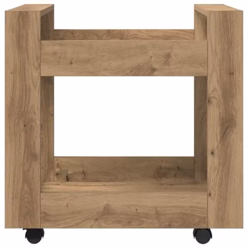vidaXL Desk Trolley in Artisan Oak, Brown, W/D/H: 60 x 45 x 60 cm – 5