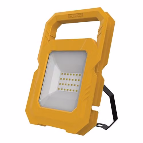 Sylvania SylWork 20W LED Construction Floodlight, Yellow, IP65, Cool White