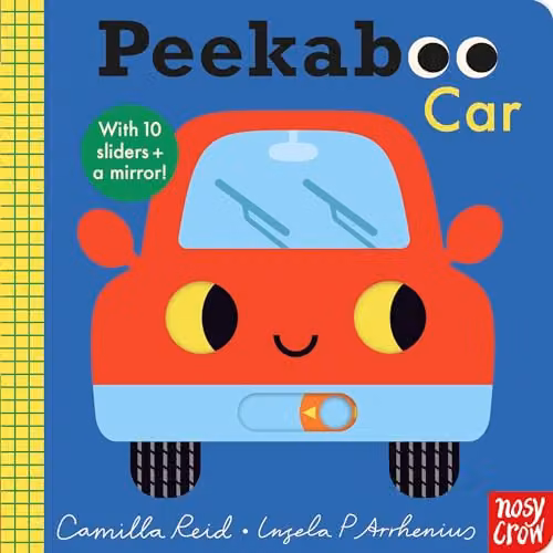 Nosy Crow Peekaboo Car Red Paper Book