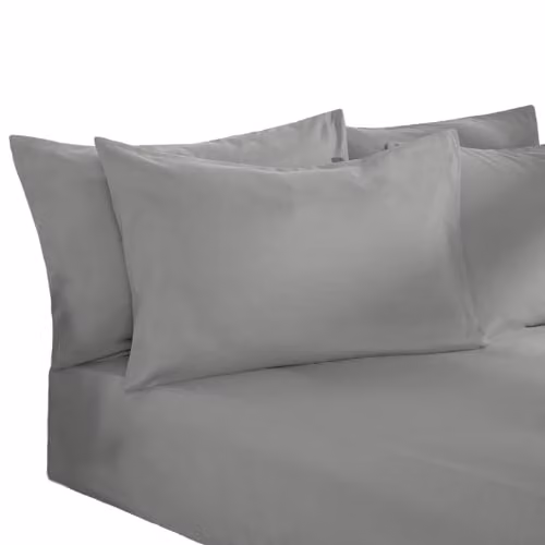 OHS Single Grey Microfibre Deep Fitted Bed Sheet, W/D/H: 90 x 190 x 30 cm – 5