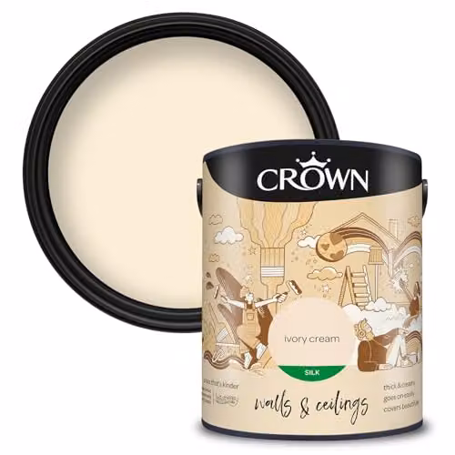 Crown Core Emulsion Silk Paint in Beige, 5 l – 1