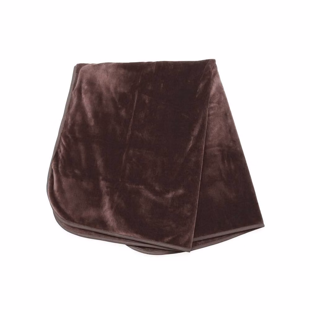 Voltico Faux Mink Throw in Brown, W: 150 cm, D: 200 cm – 2