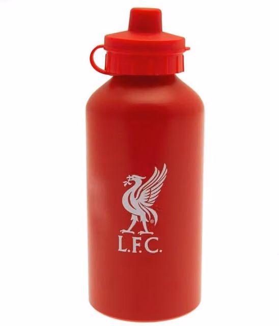 Liverpool FC Matte Aluminium 500ml Bottle in Red and Green