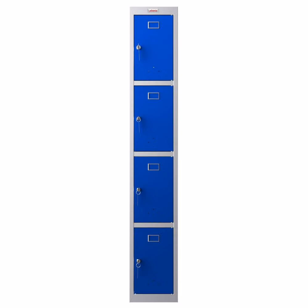 Phoenix Safe Company PL1430GBK Personal Locker in Grey and Blue with Key Lock – 2