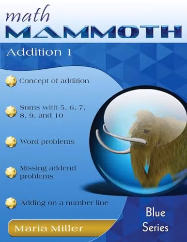 Math Mammoth Addition 1 School Workbook