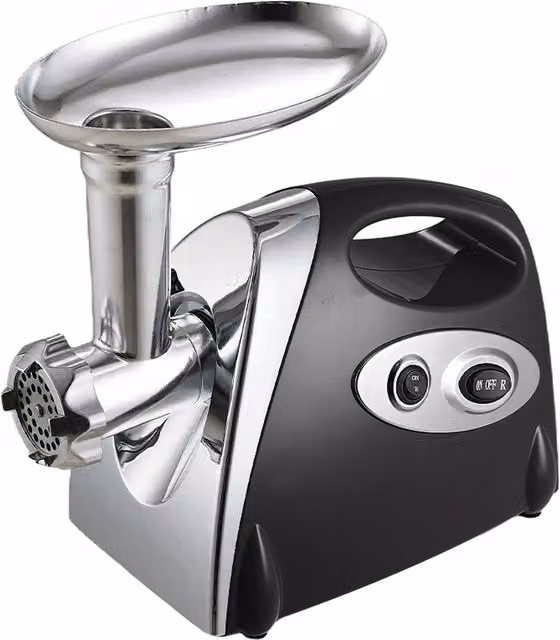 Livingandhome 2 in 1 Electric Metal Meat Grinder and Sausage Stuffer, Black