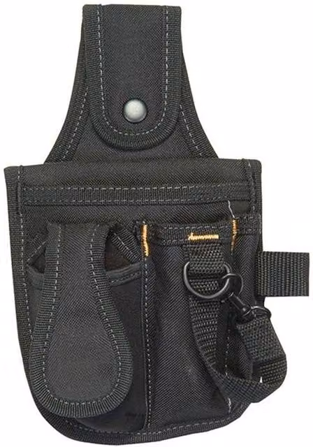 Kuny's PL-99 Multi Pocket Tool and Phone Holder in Black and Multicolour Polyester with Belt and Strap