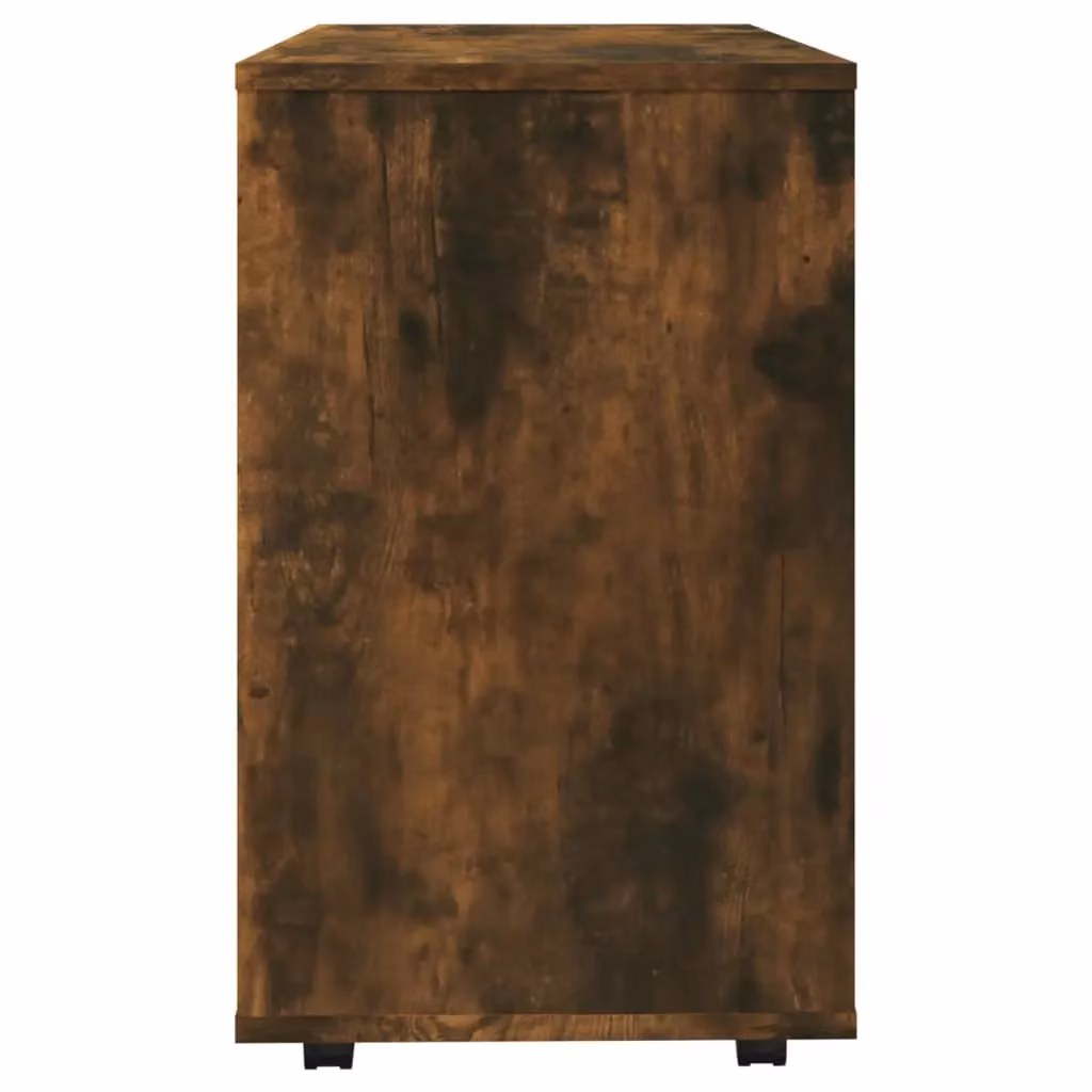 Berkfield Home Smoked Oak Side Table in Brown, W/D/H: 70 x 35 x 55 cm – 5