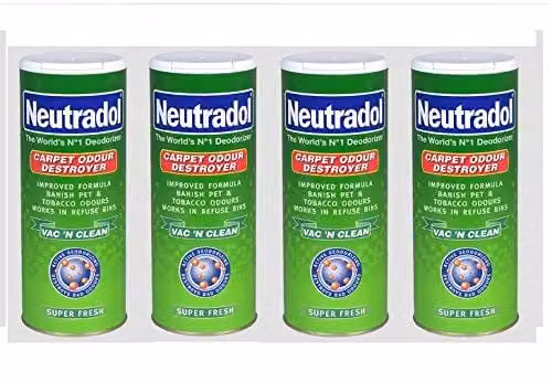 Neutradol Carpet Cleaner, Green, 4 x 0.35 l